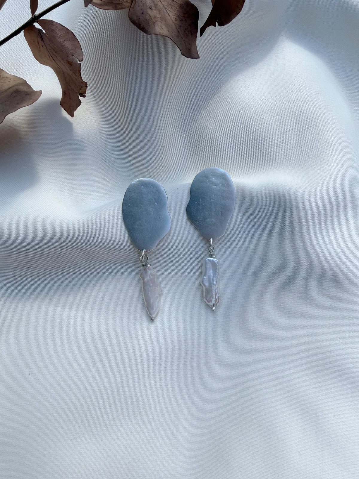 Pendientes Amapola Perla