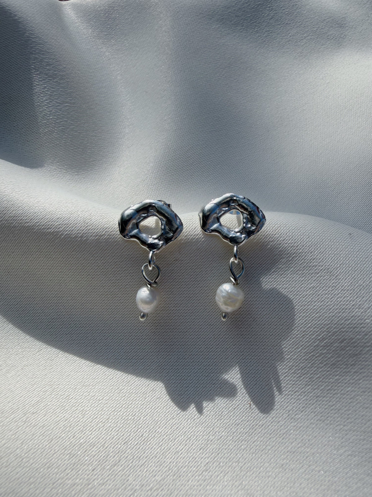 Pendientes Amaranto Perla