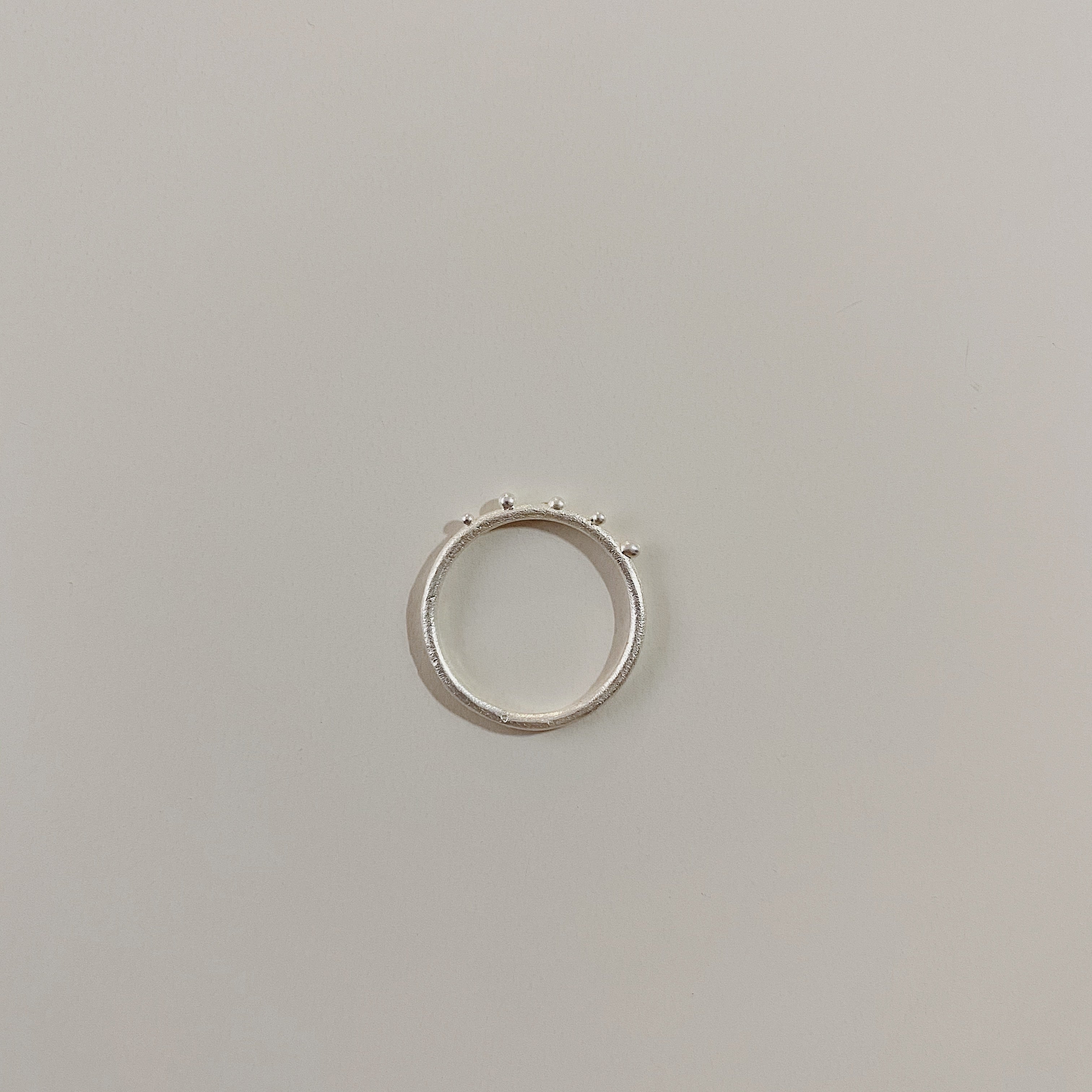 Anillo Liatris Plata