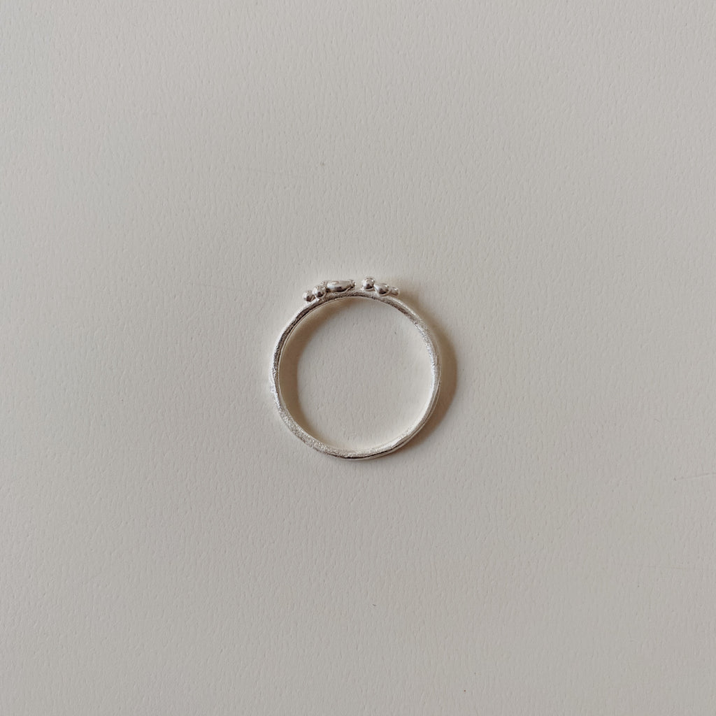 Anillo Violeta Plata