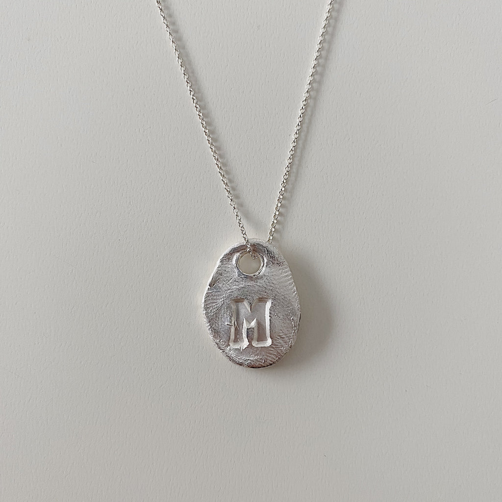 Colgante Letra Plata
