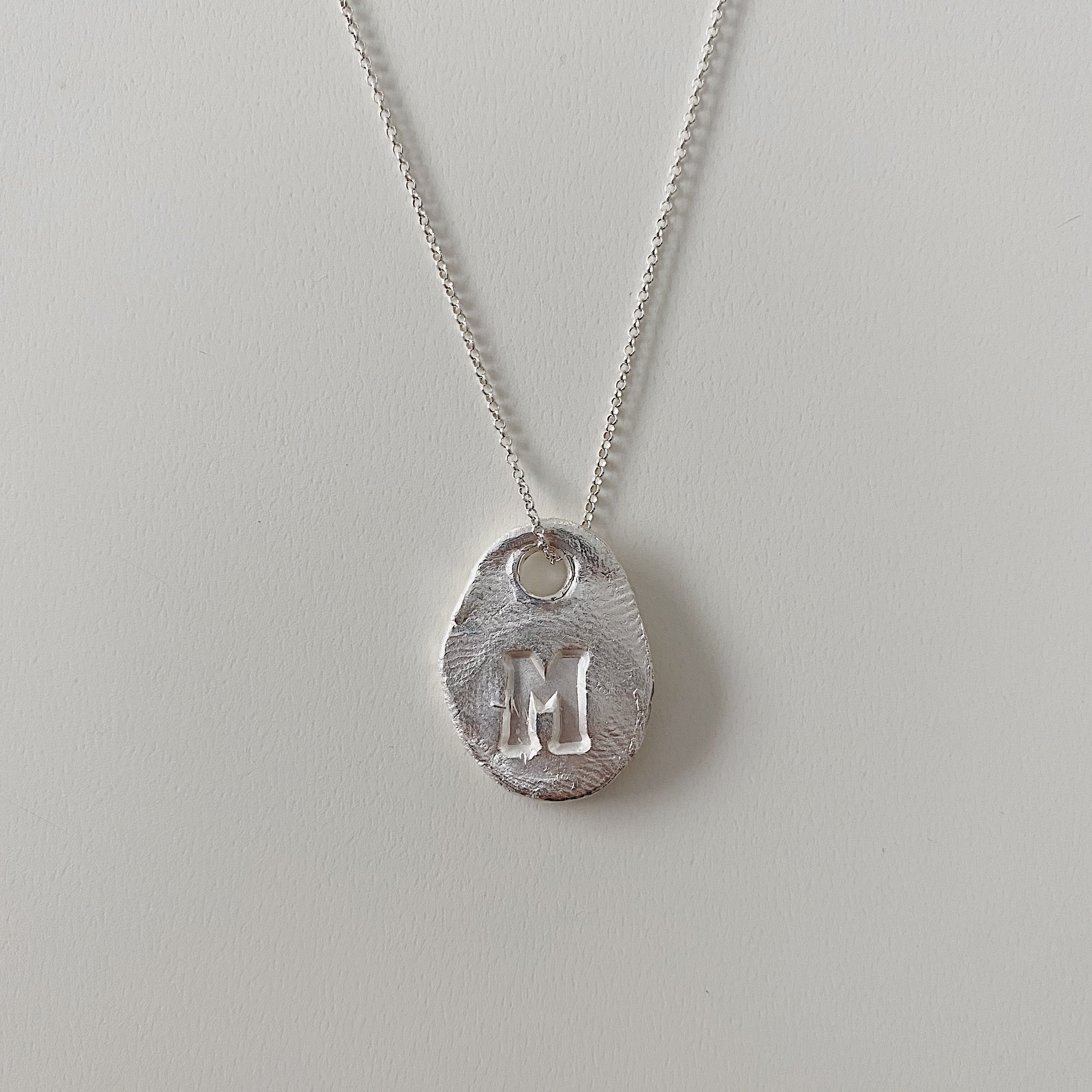 Colgante Letra Plata