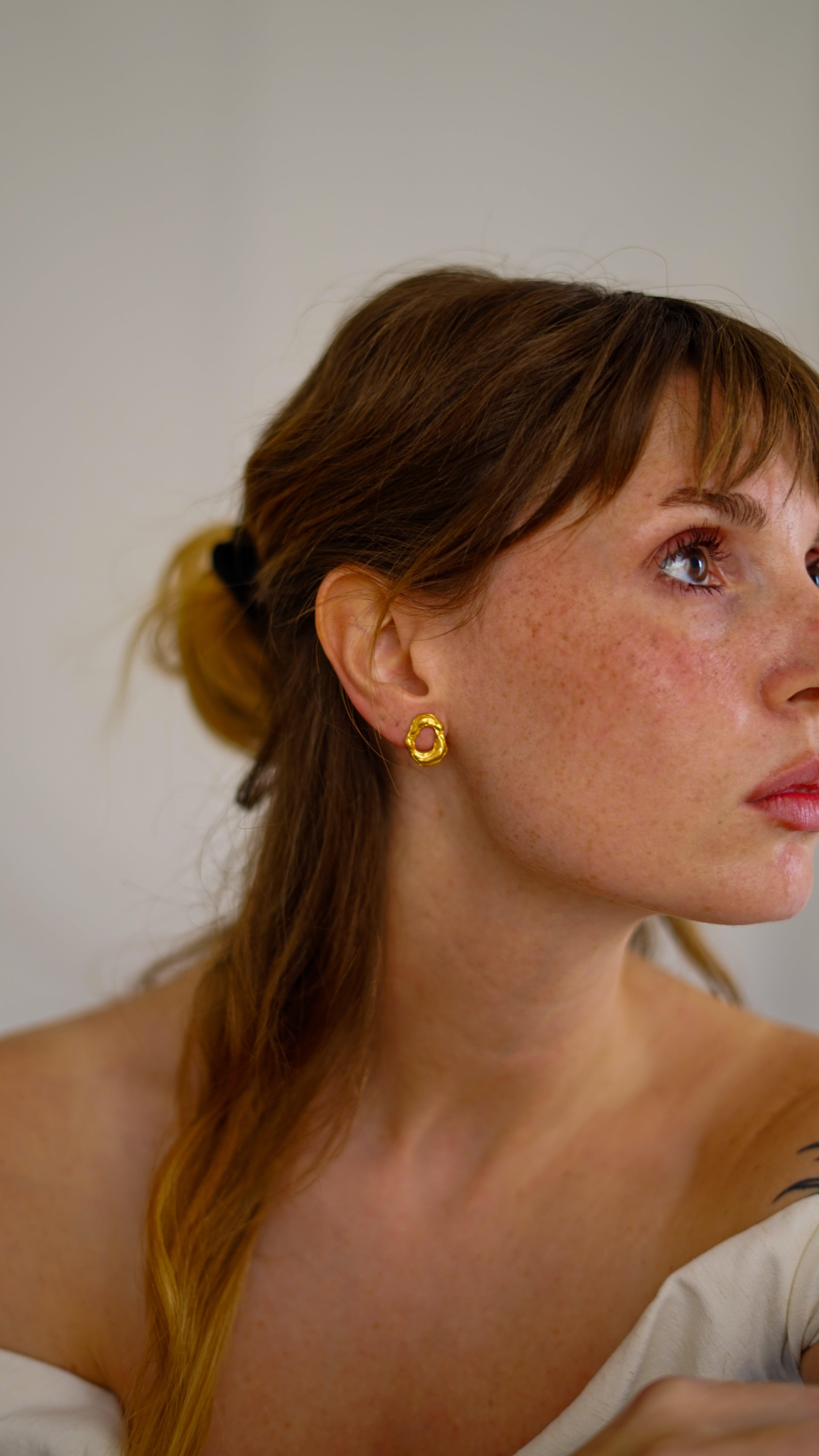 Pendientes Raíces Pequeño