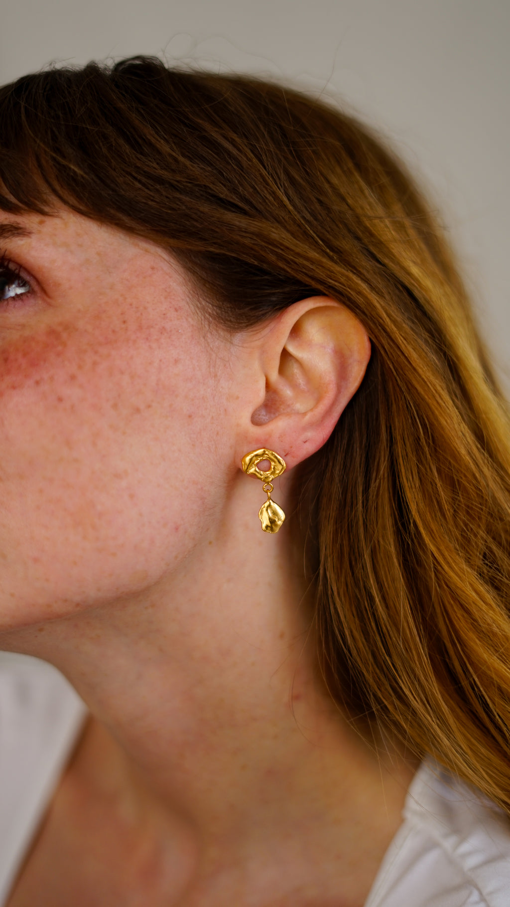 Pendientes Amaranto